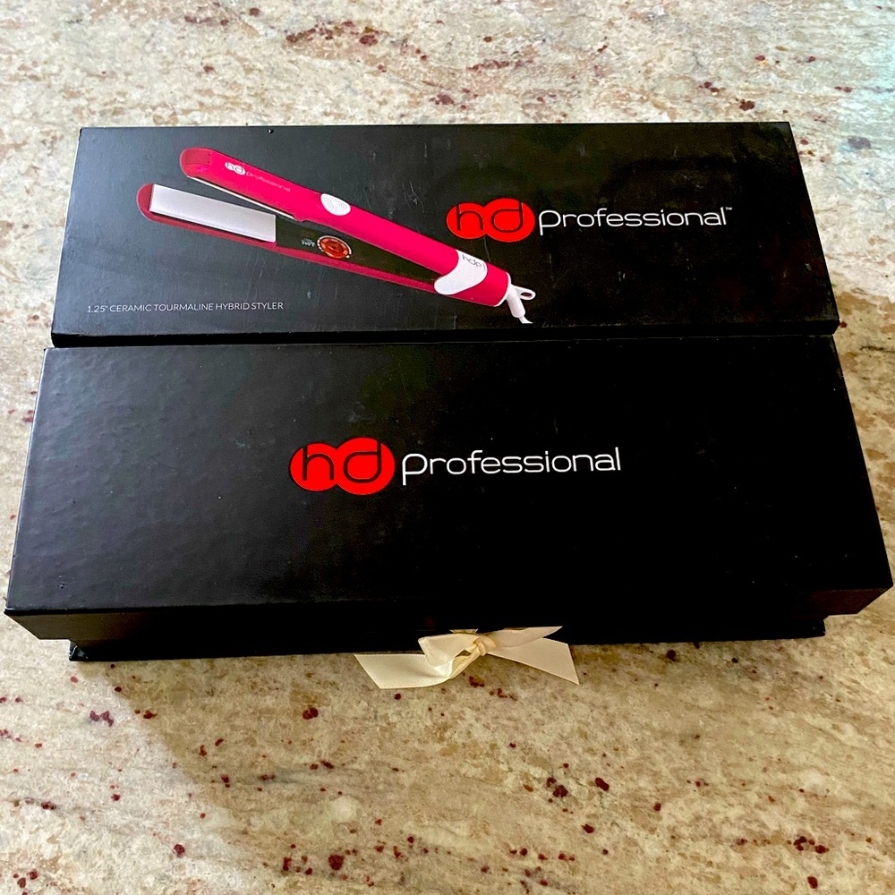 Hd professional 1.25" Ceramic tourmaline hybrid flat Iron